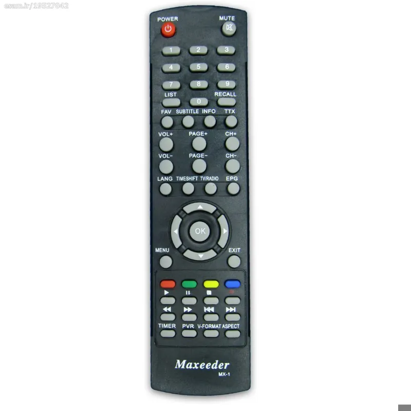 کنترل گیرنده دیجیتال مکسیدر MAXEEDER مدل MX-1