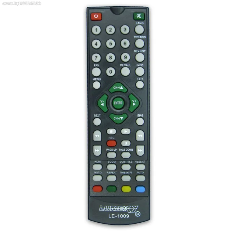 کنترل گیرنده دیجیتال لومکسی LUMEXY مدل LE-1009