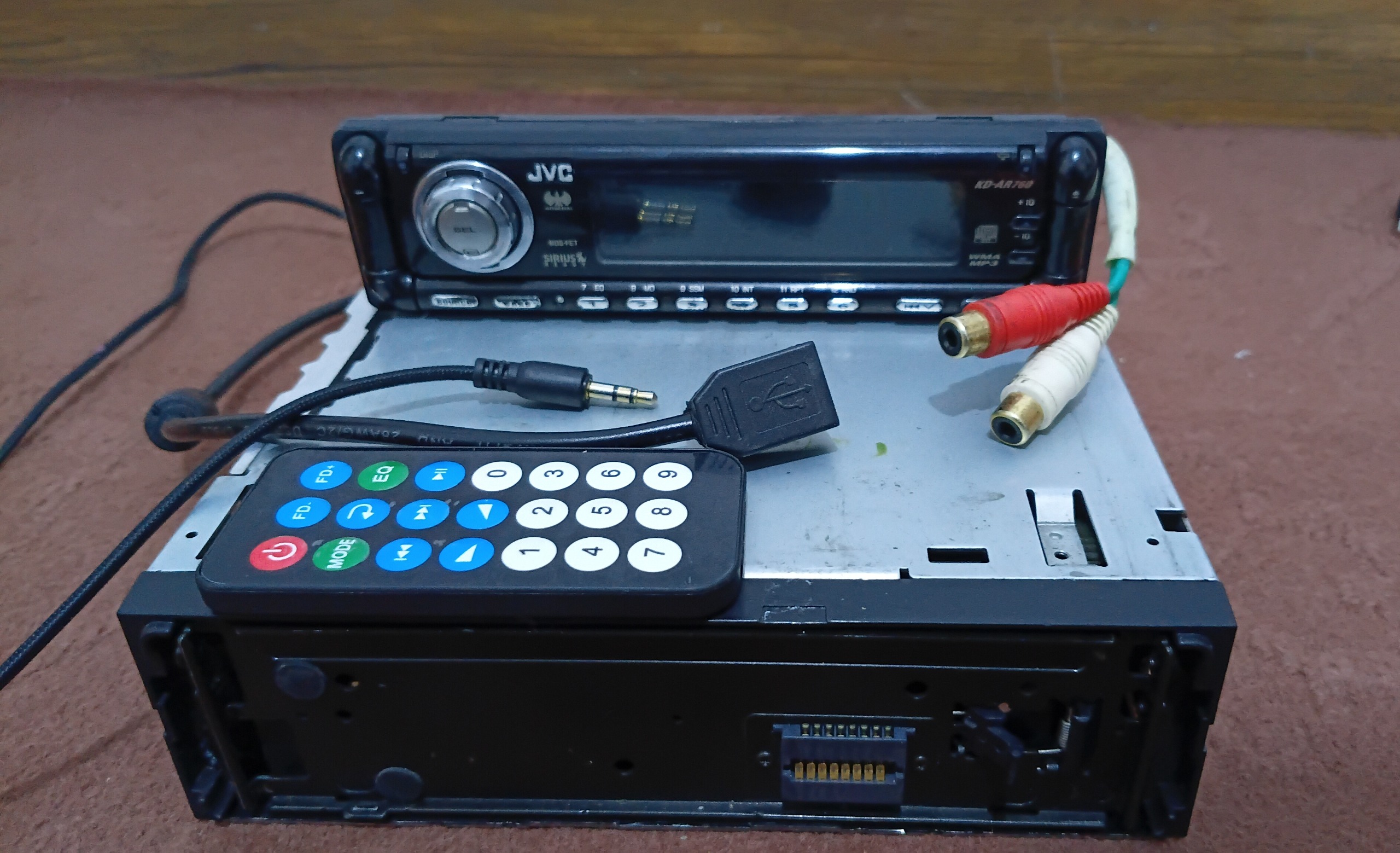 ضبط JVC پنل برقی