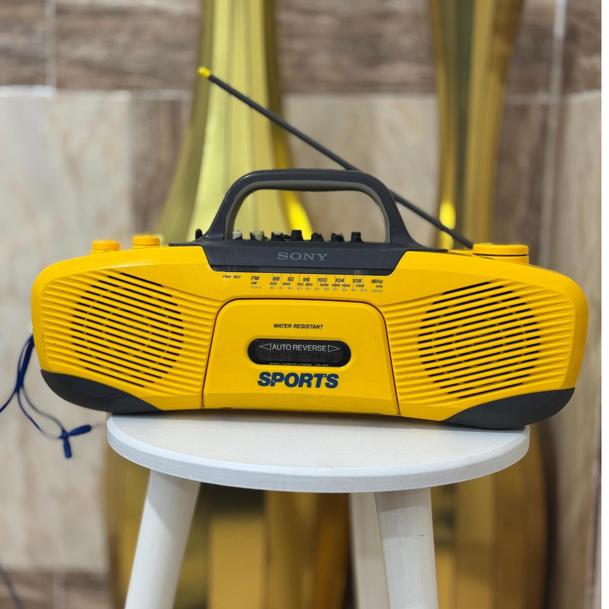 رادیو و ضبط سونی طرح اسپرت