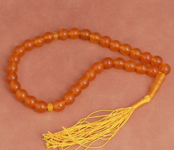تسبیح عقیق یمنی کهنه (ارسال رایگان)
