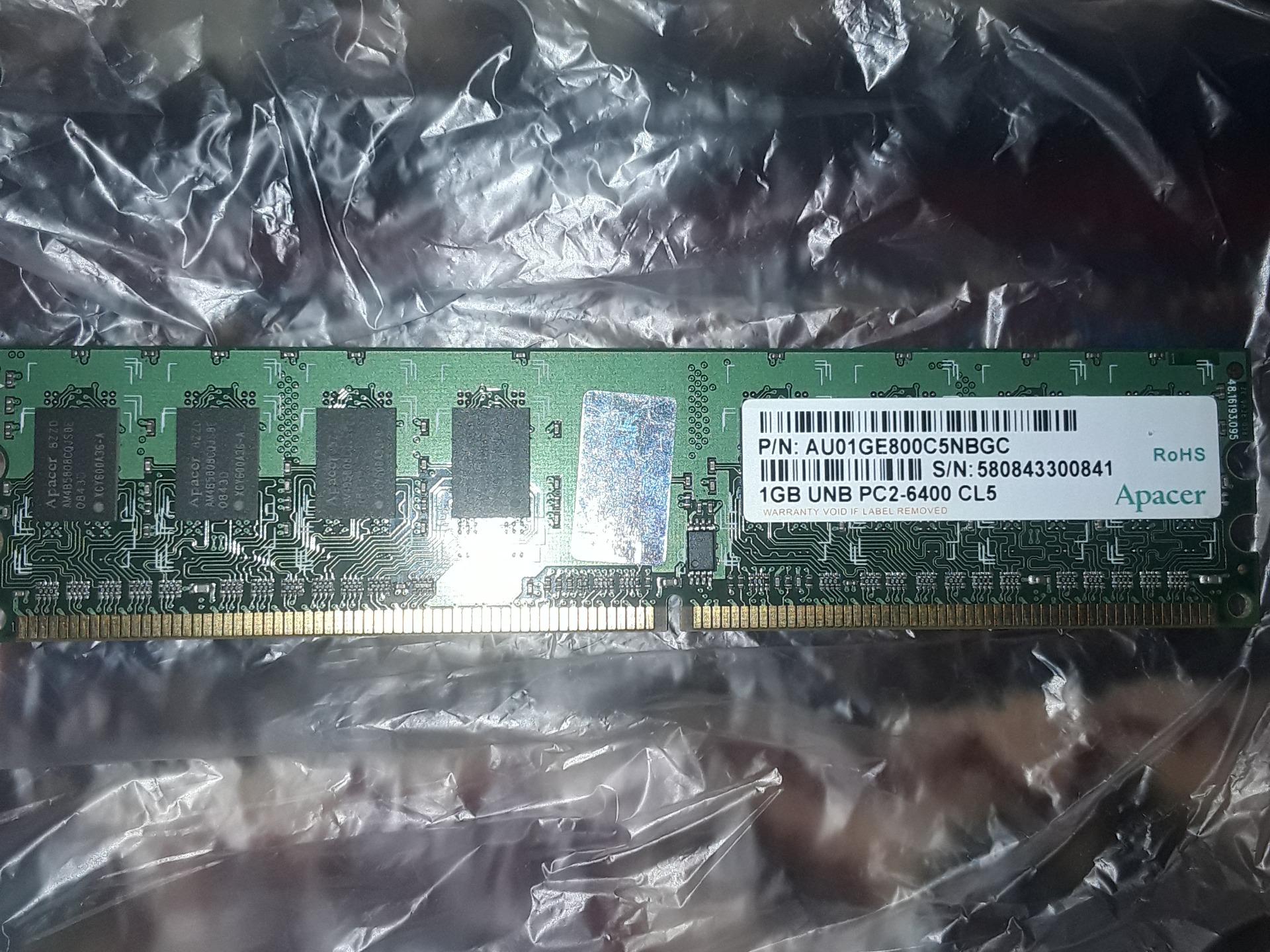 رم اصل 1گیگ ddr2 800مگاهرتز