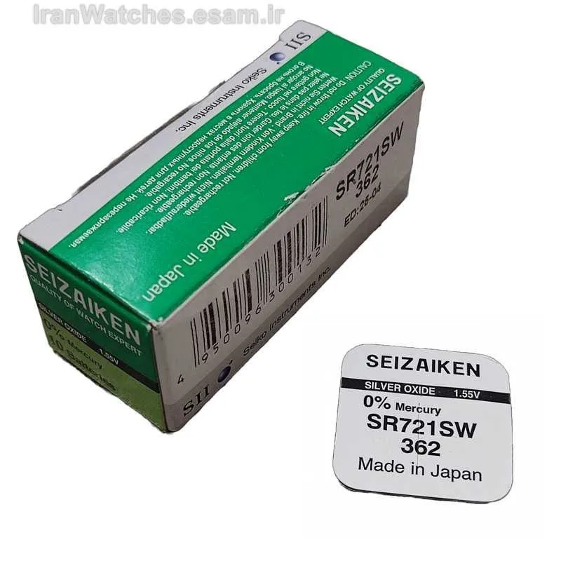 باتری ساعت مچی سیزیکن (سیکو ) اصل SR721SW-362