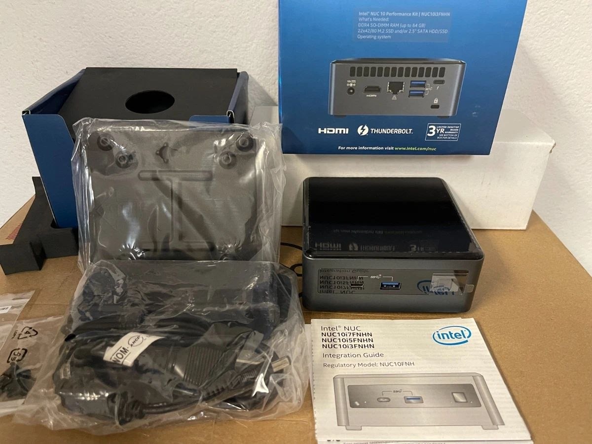 مینی کامپیوتر Intel NUC 10i3 نسل 10 تعداد محدود