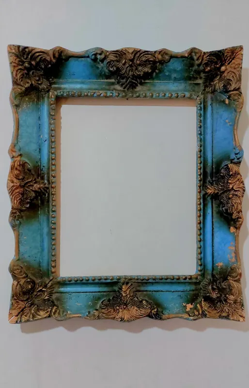 قاب آینه بسیار قدیمی ،دوره قاجار،کلکسیونی