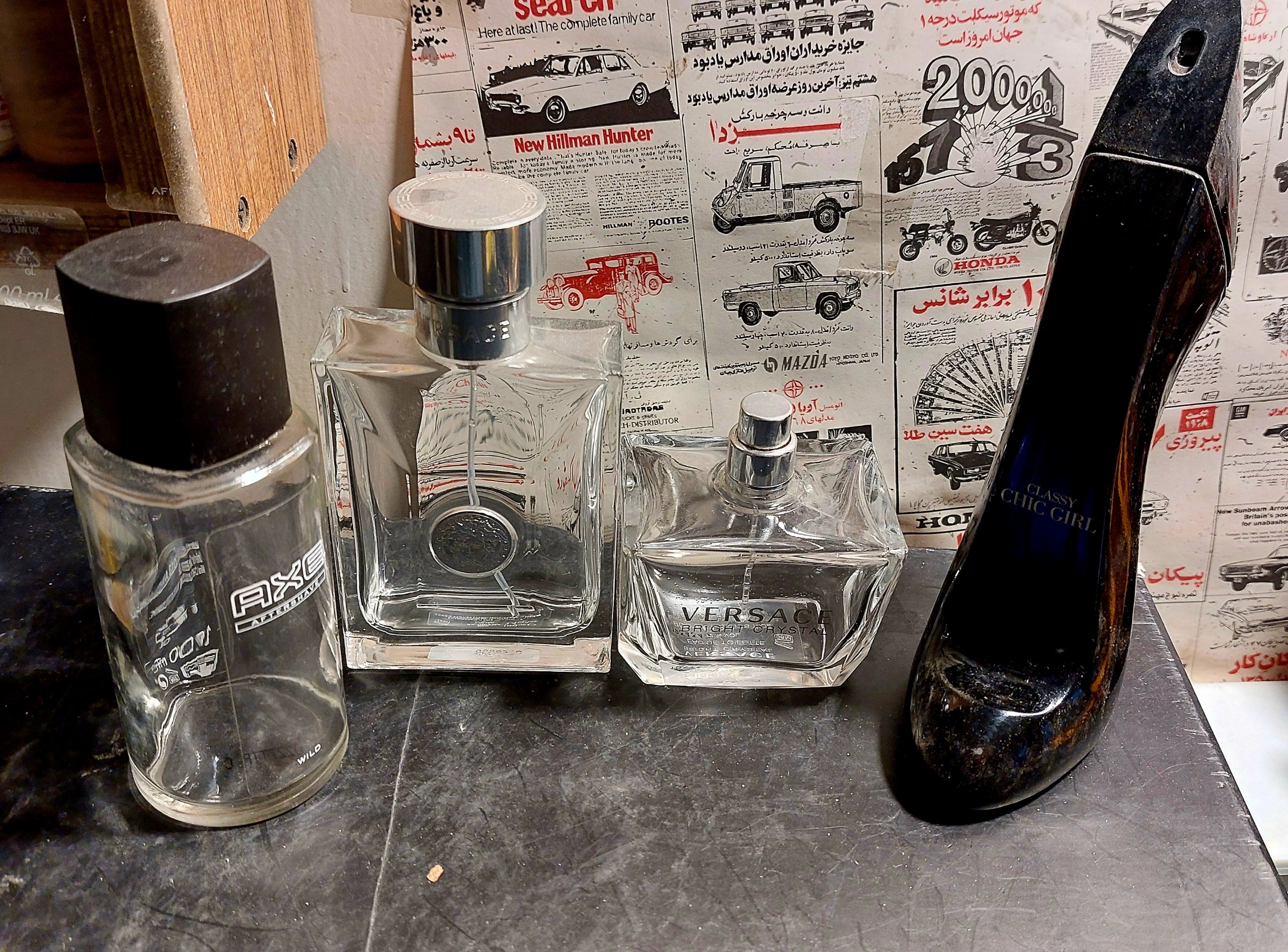 4عدد شیشه عطر اورجینال درحدنو