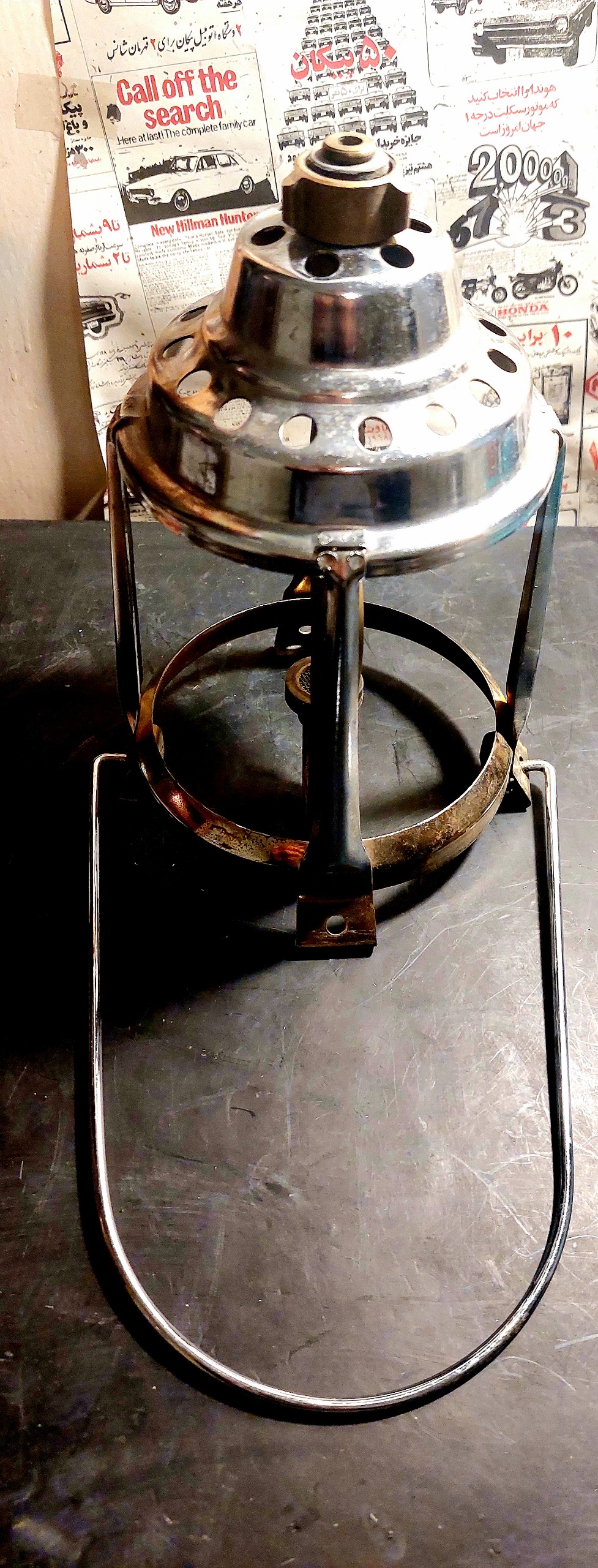 چراغ گاز قدیمی و آنتیک درحد آکبند