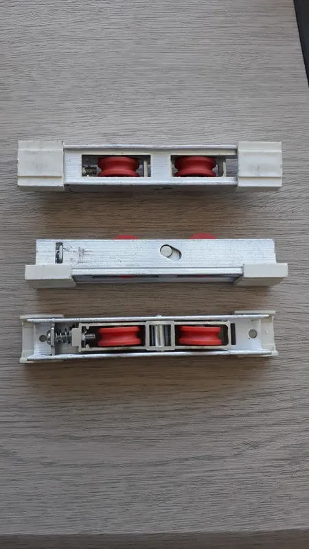 26 عدد غلطک کشویی آلومینیومی،آکبند