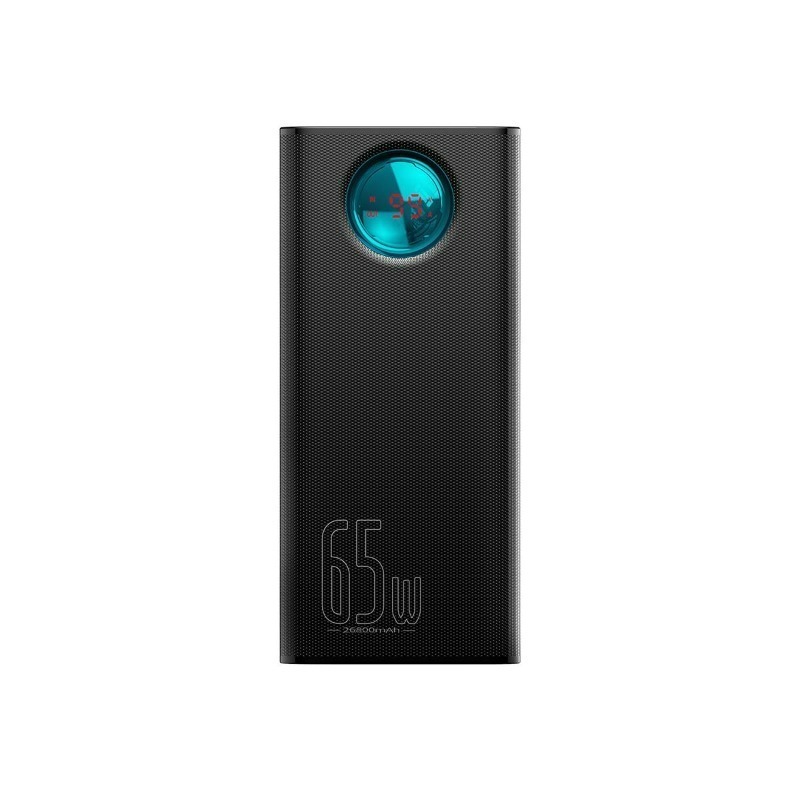 پاوربانک باسئوس ظرفیت 30000mAh توان 65W مشکی