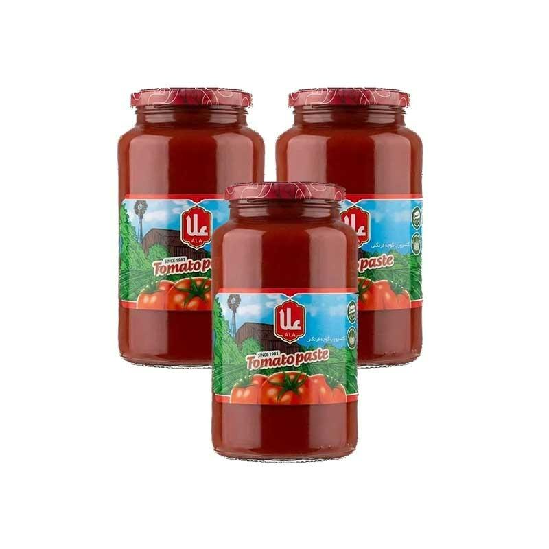 کنسرو رب گوجه فرنگی ارگانیک علا 1300 گرمی (3 عددی)