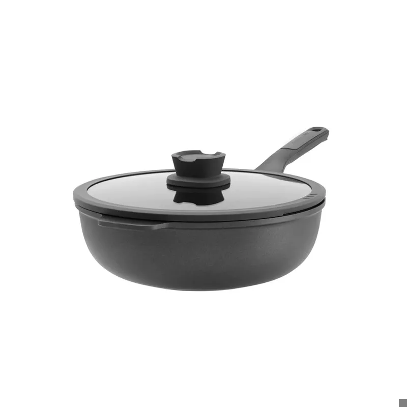 تابه ووک درب دار برگهف مدل Leo Stone سایز 30cm 5L