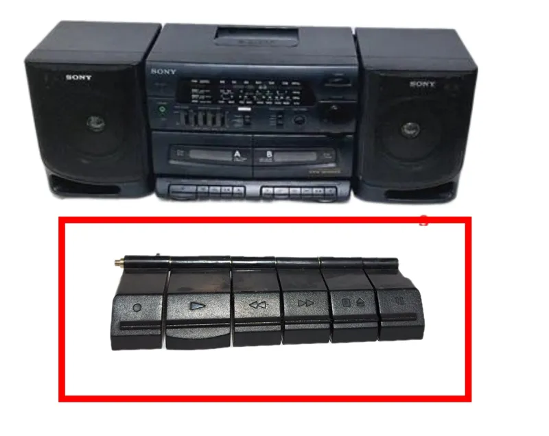 کلید شستی رادیو ضبط سونی   SONY.  CFS-W435S