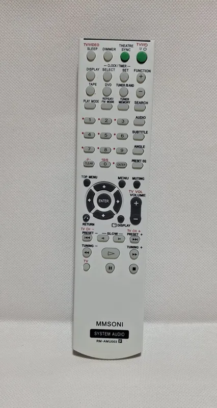 کنترول سونی RM-AMU003 کد 9
