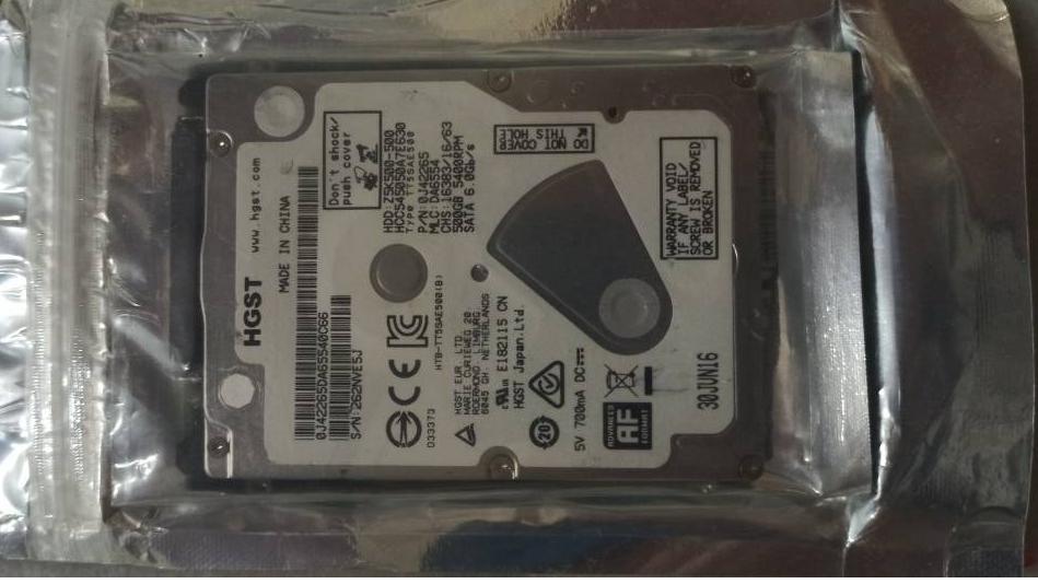 هارد لپ تاپ 500 گیگابایت HDD برند HGST