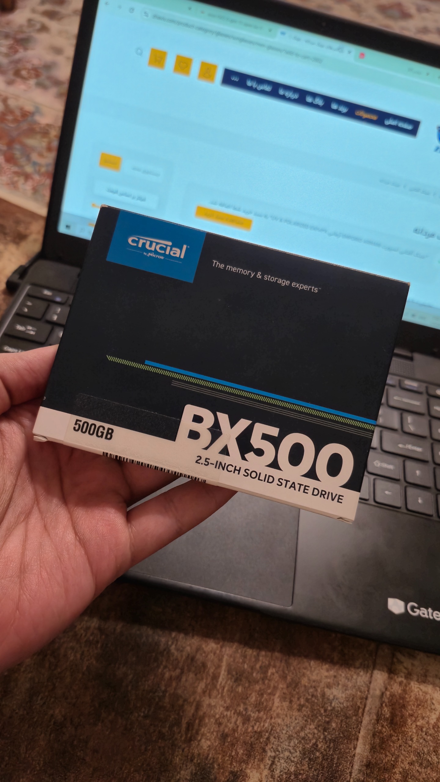 اس اس دی کروشیال SSD 500G CRUSIAL