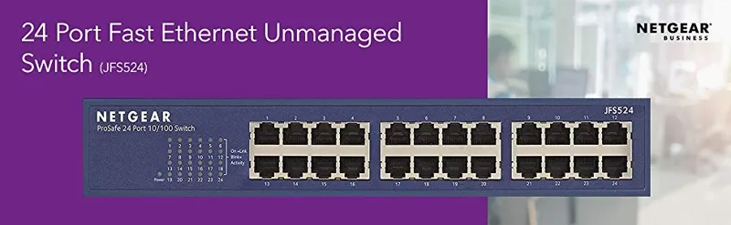 سوئیچ 24 پورت FAST Ethernet مدل JFS524