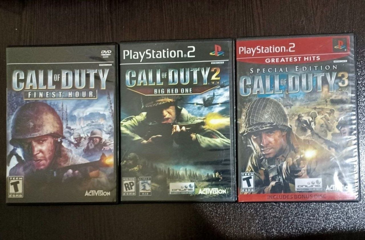 کالکشن Call Of Duty پلی2 مالزی PS2