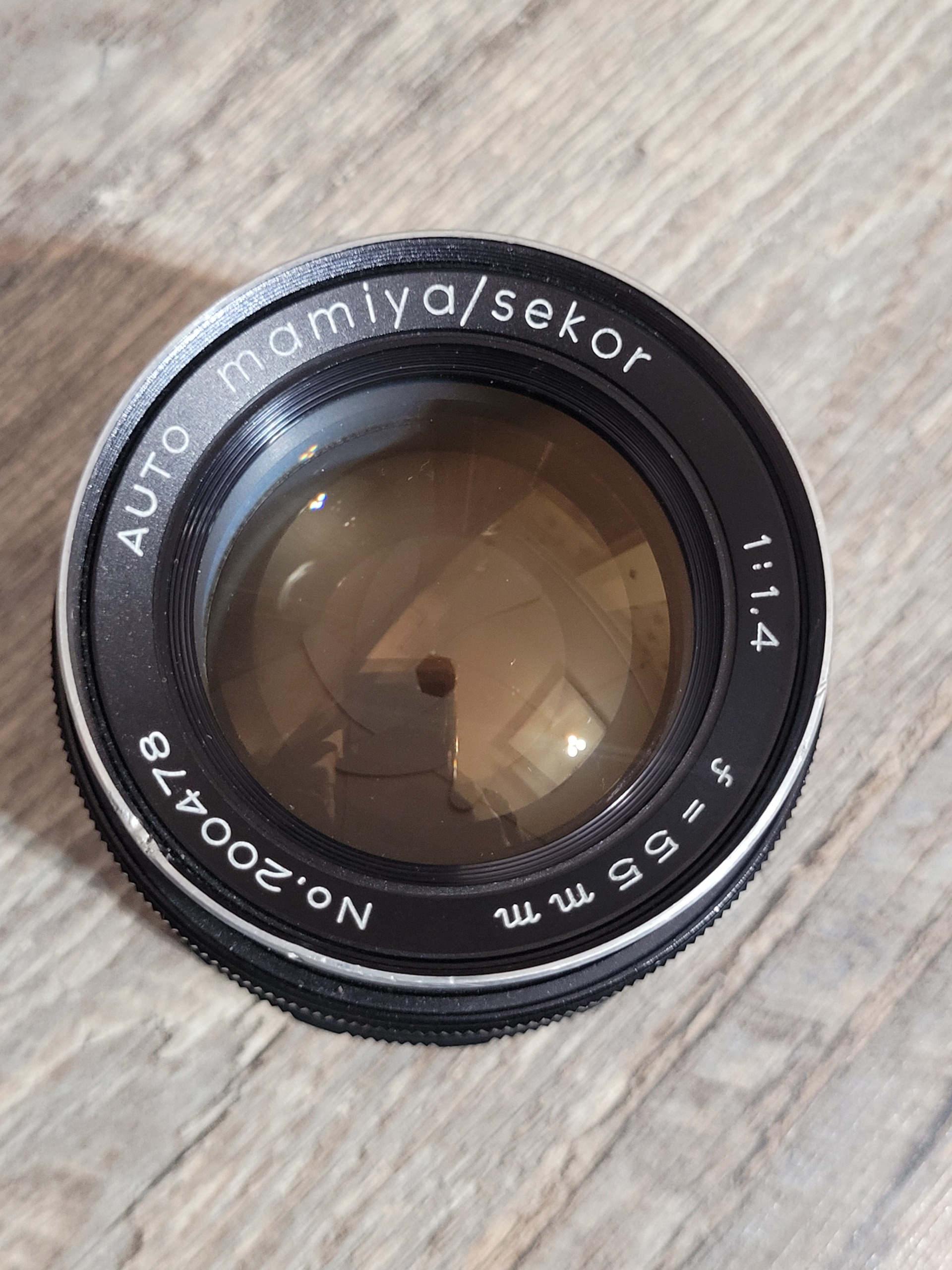 لنز 50mmF1.4 مامیا پیچی m42