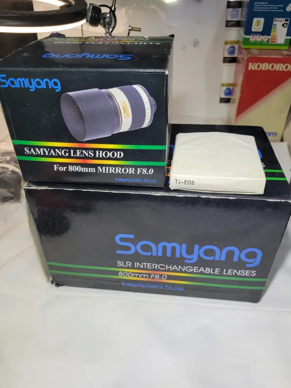 لنز سامیانگ 800mm و تبدیل
