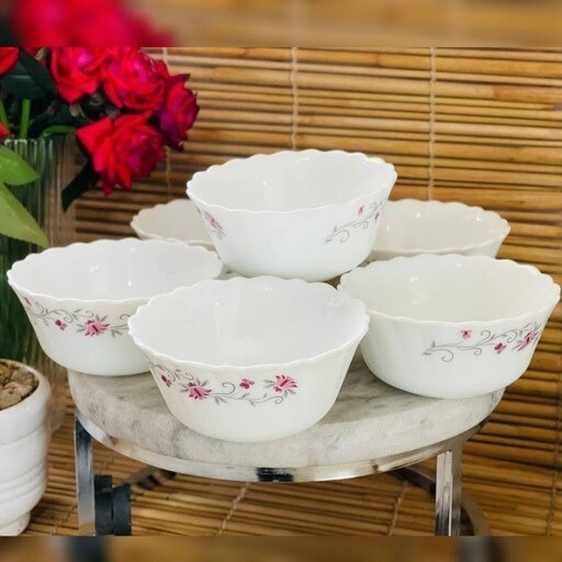 پیاله ماست آرکوپال طرح لیندا بسته 6 عددی