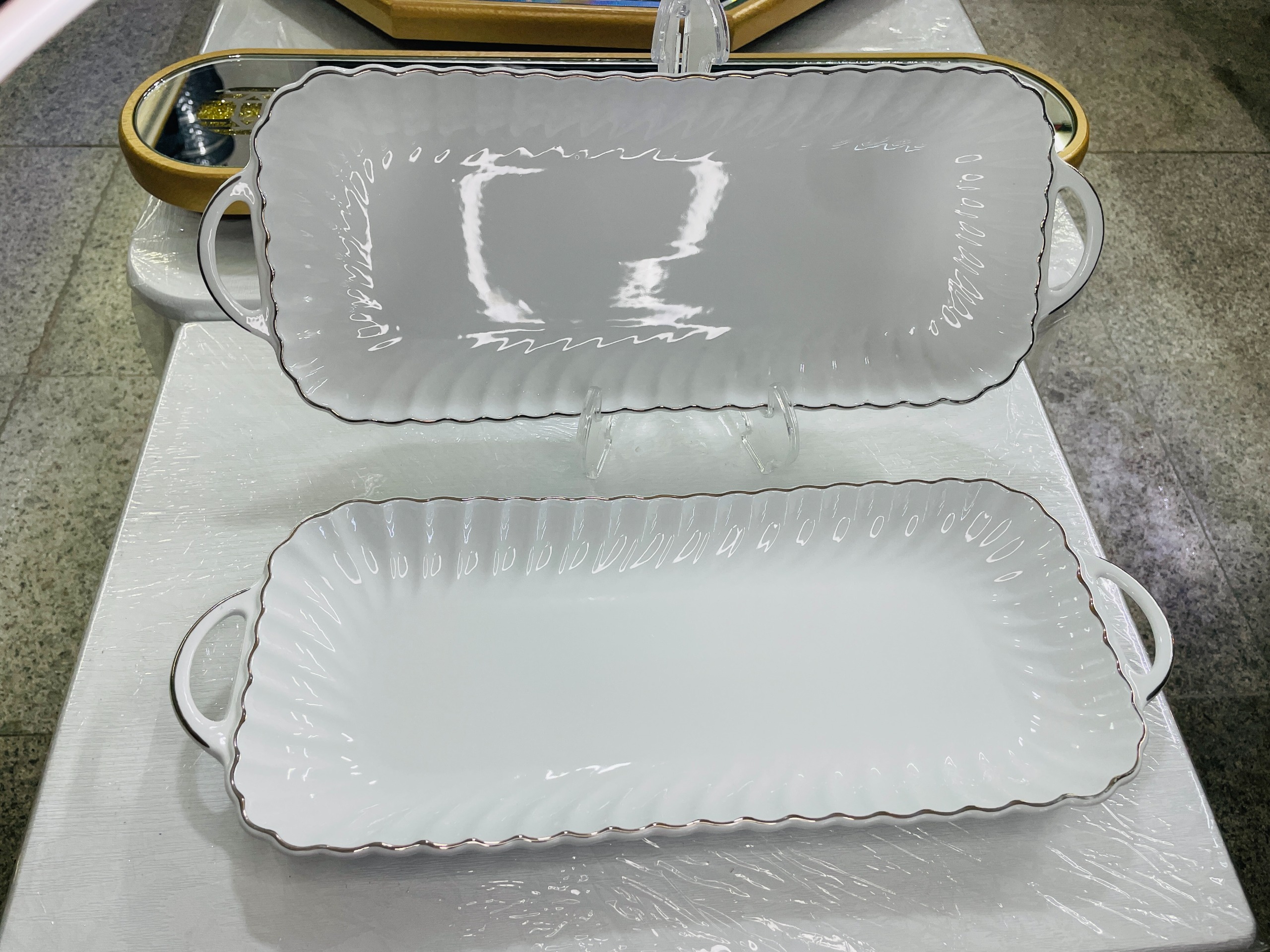 شیرینی خوری لمون مدل کارمن سایز متوسط