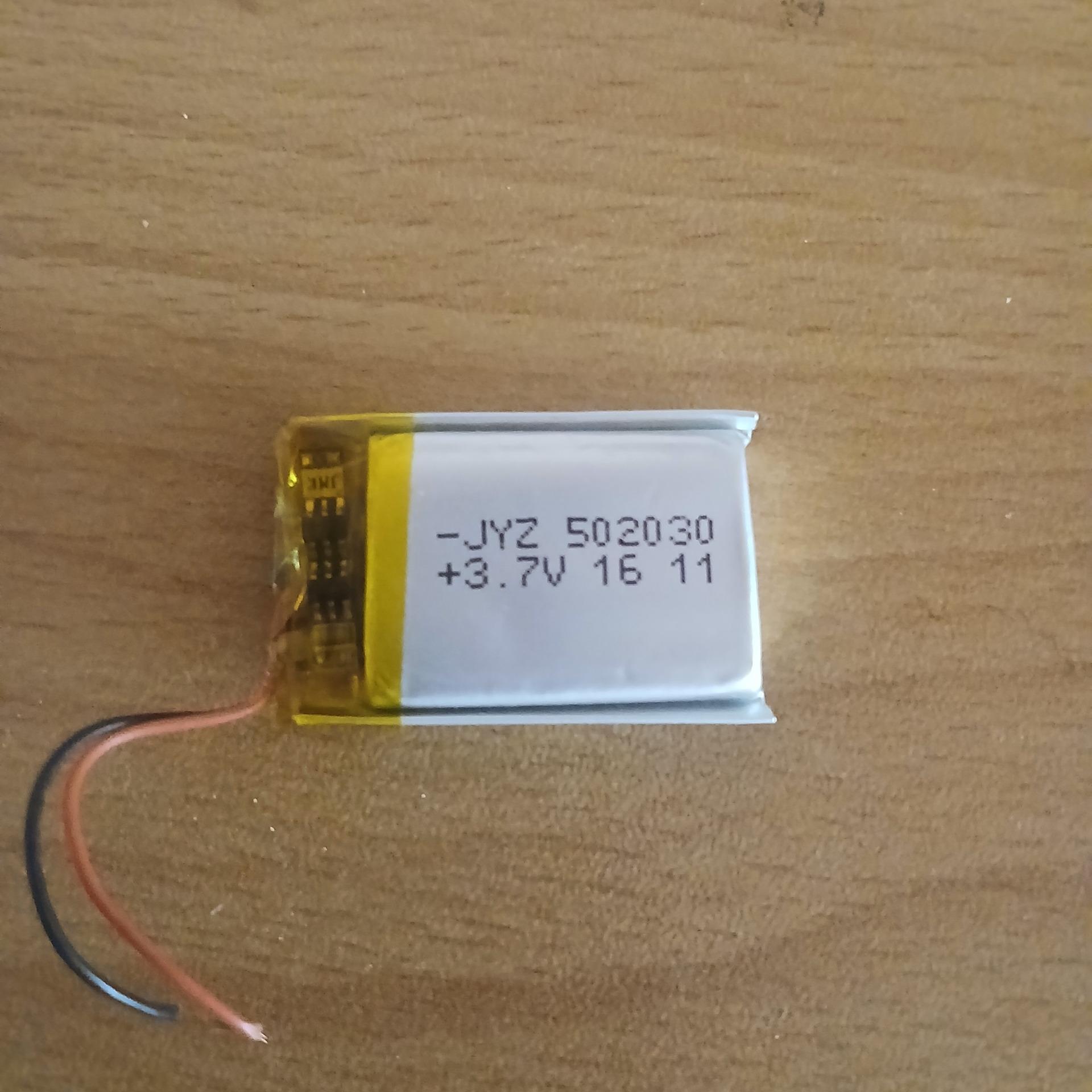 باتری 3/7 ولت نووقابل شارژ و 300 تا 500 میلی آمپر