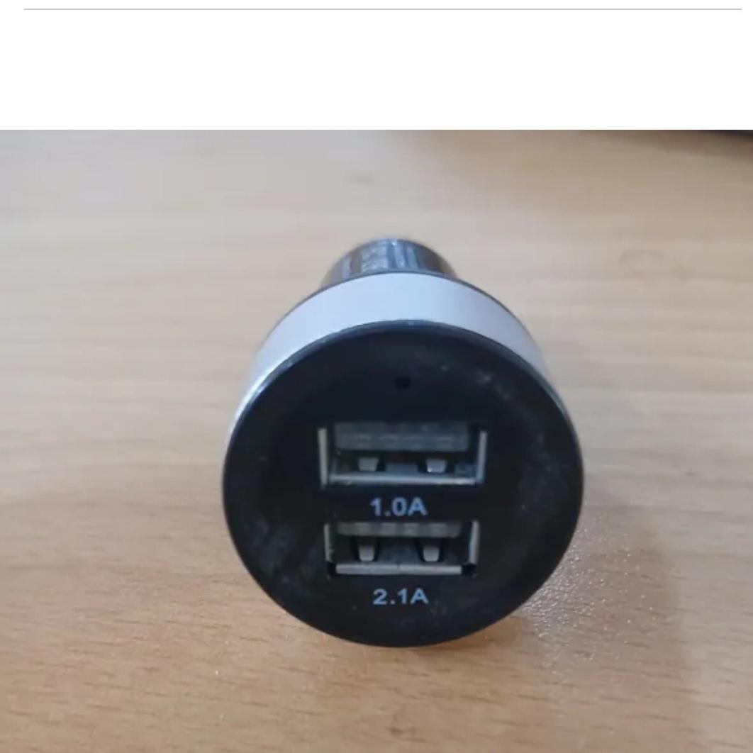 شارژرفندکی خودرو 1 و2 آمپر دوبل