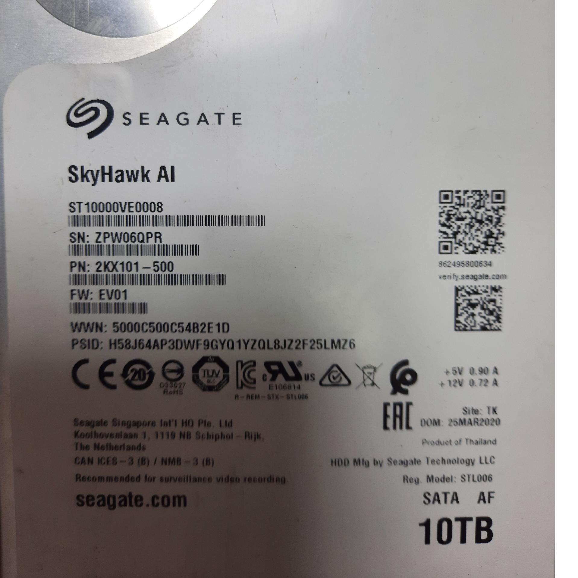 seagate Skyhawk 10 TB
