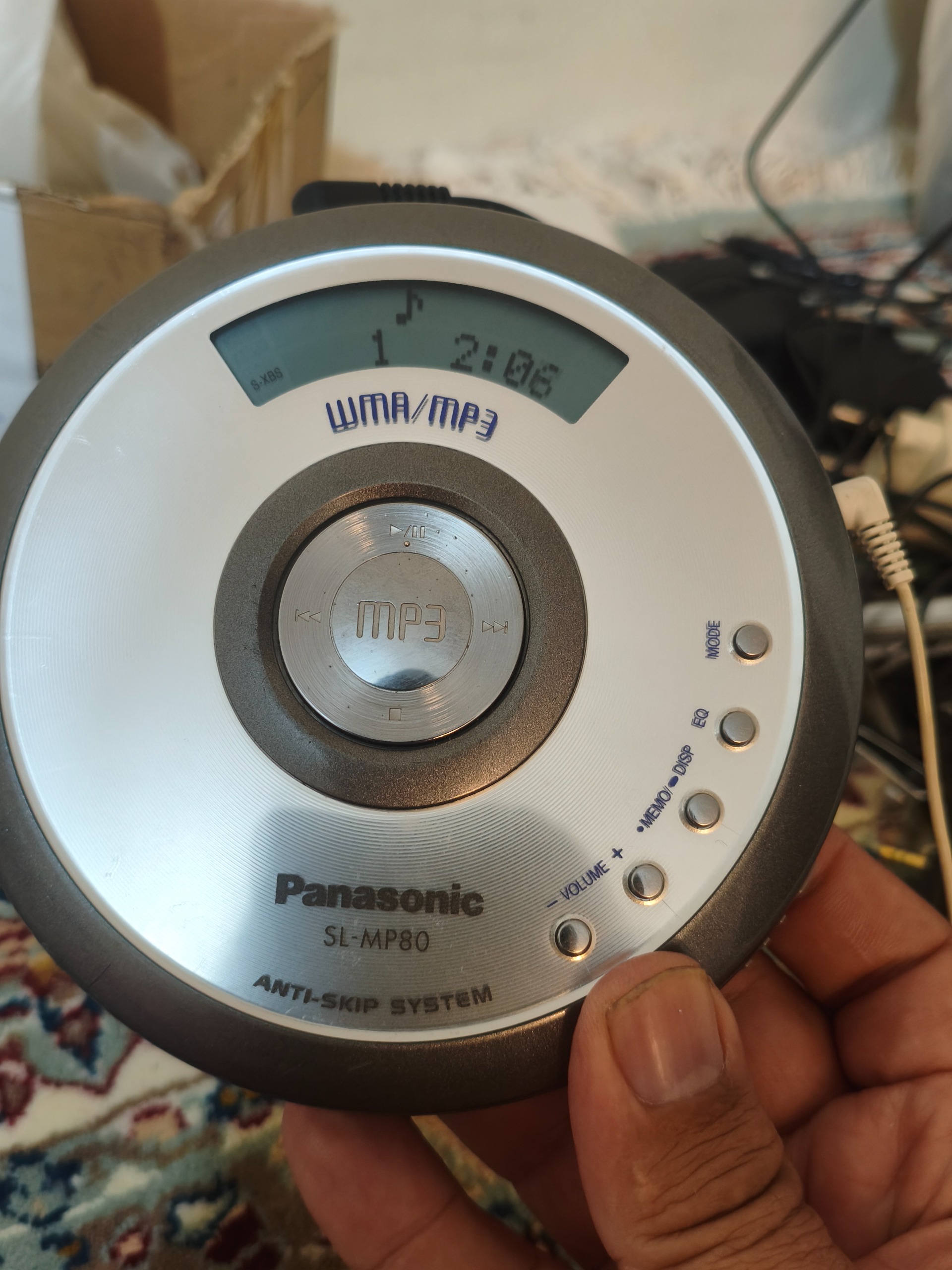 واکمن سی دی من mp3 پاناسونیک