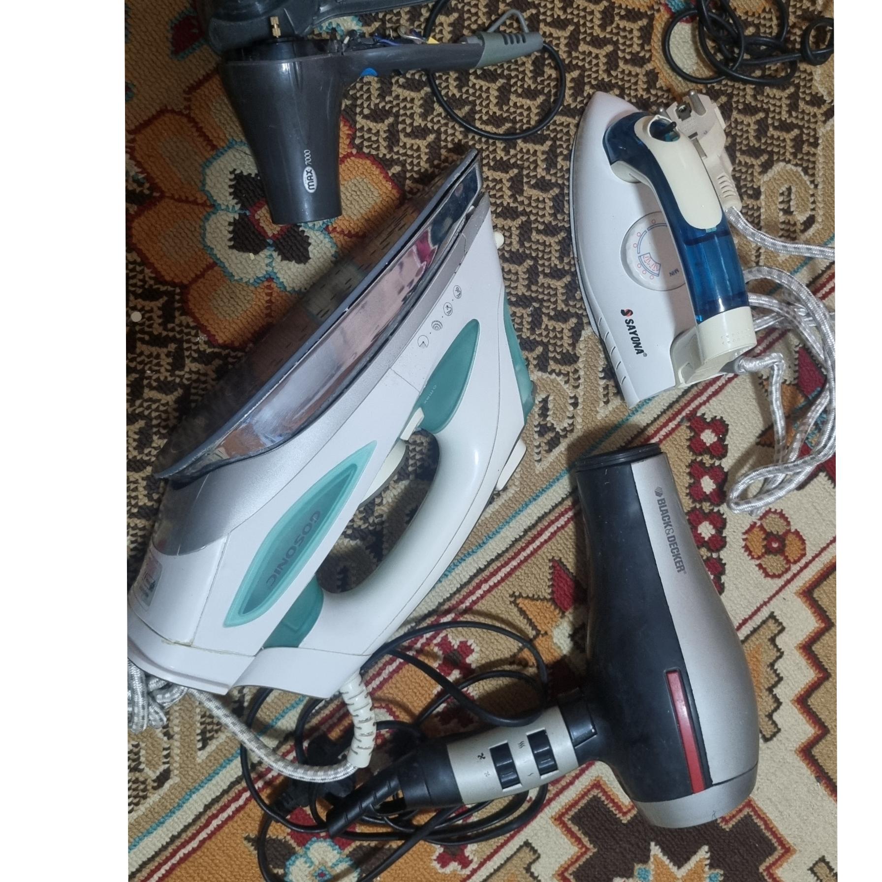 اتو و سشوار خراب
