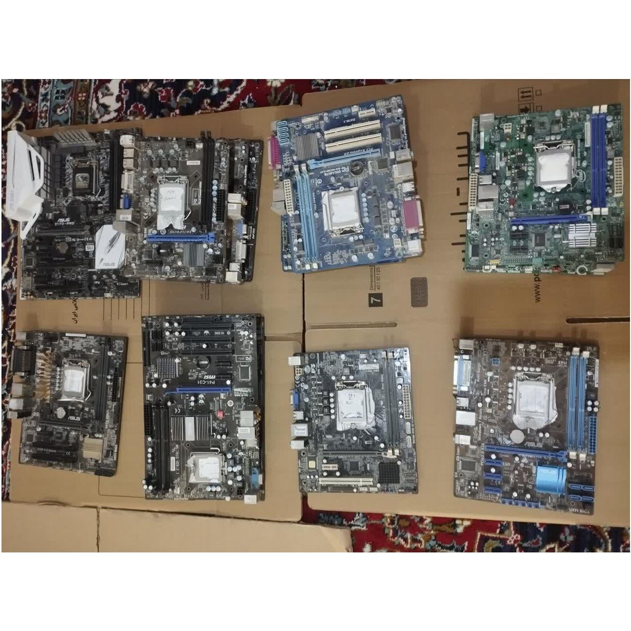 تعدادی مادربرد معیوب ونیاز به تعمیر