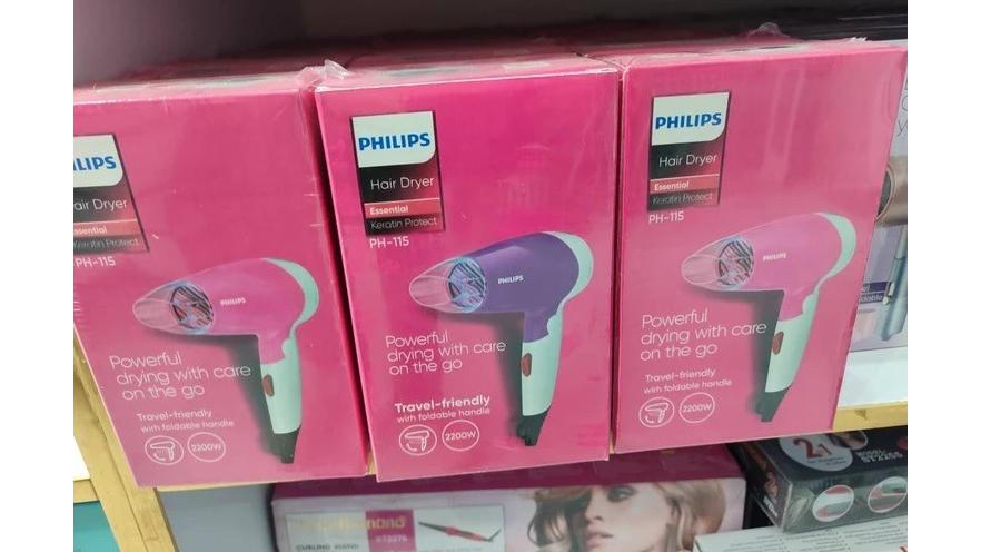 سشوار مسافرتی فیلیپس PH-115 با باد سرد 2200 وات