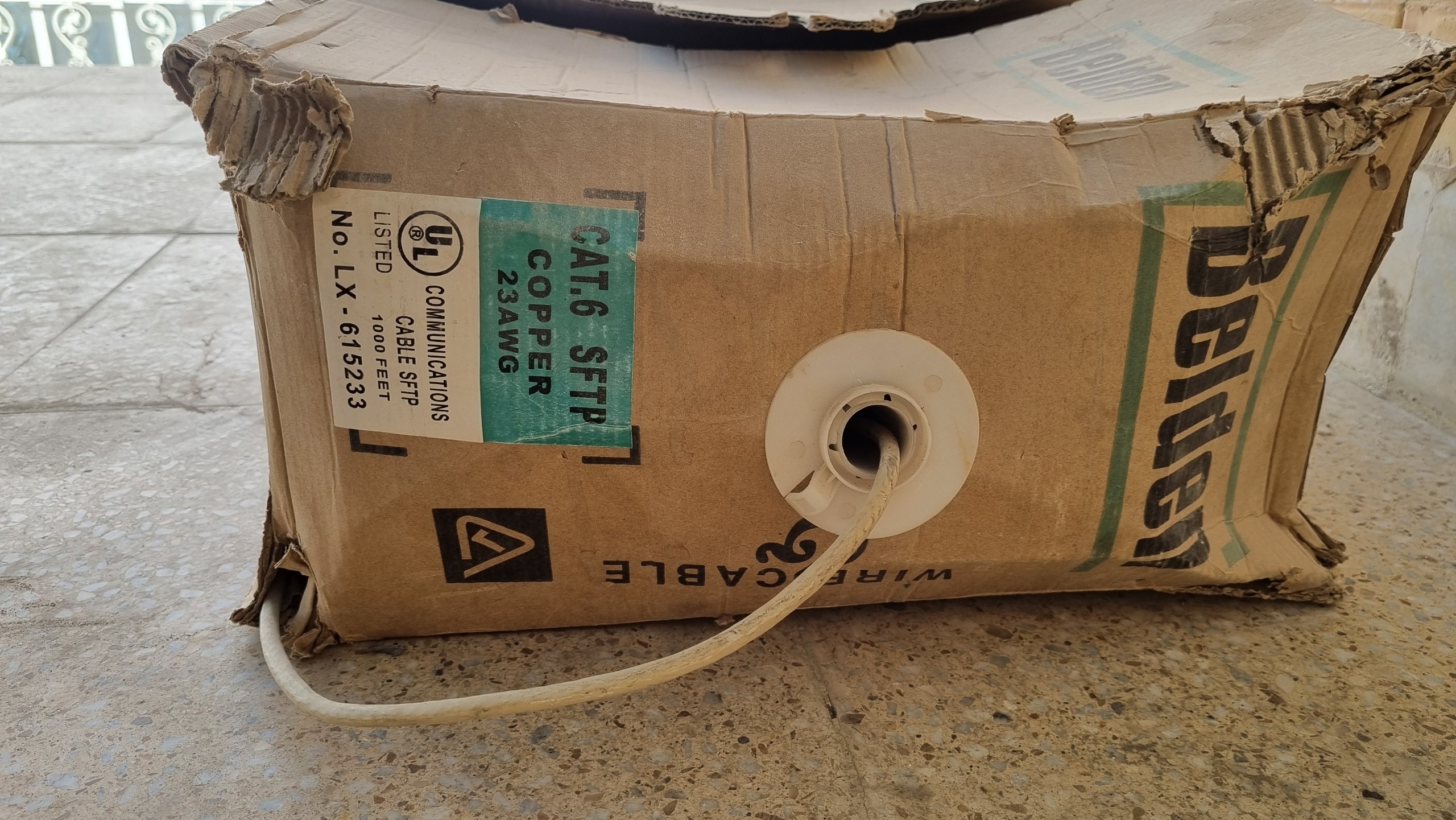 کابل شبکه بلدن 100 متری Belden Cat6-Sftp