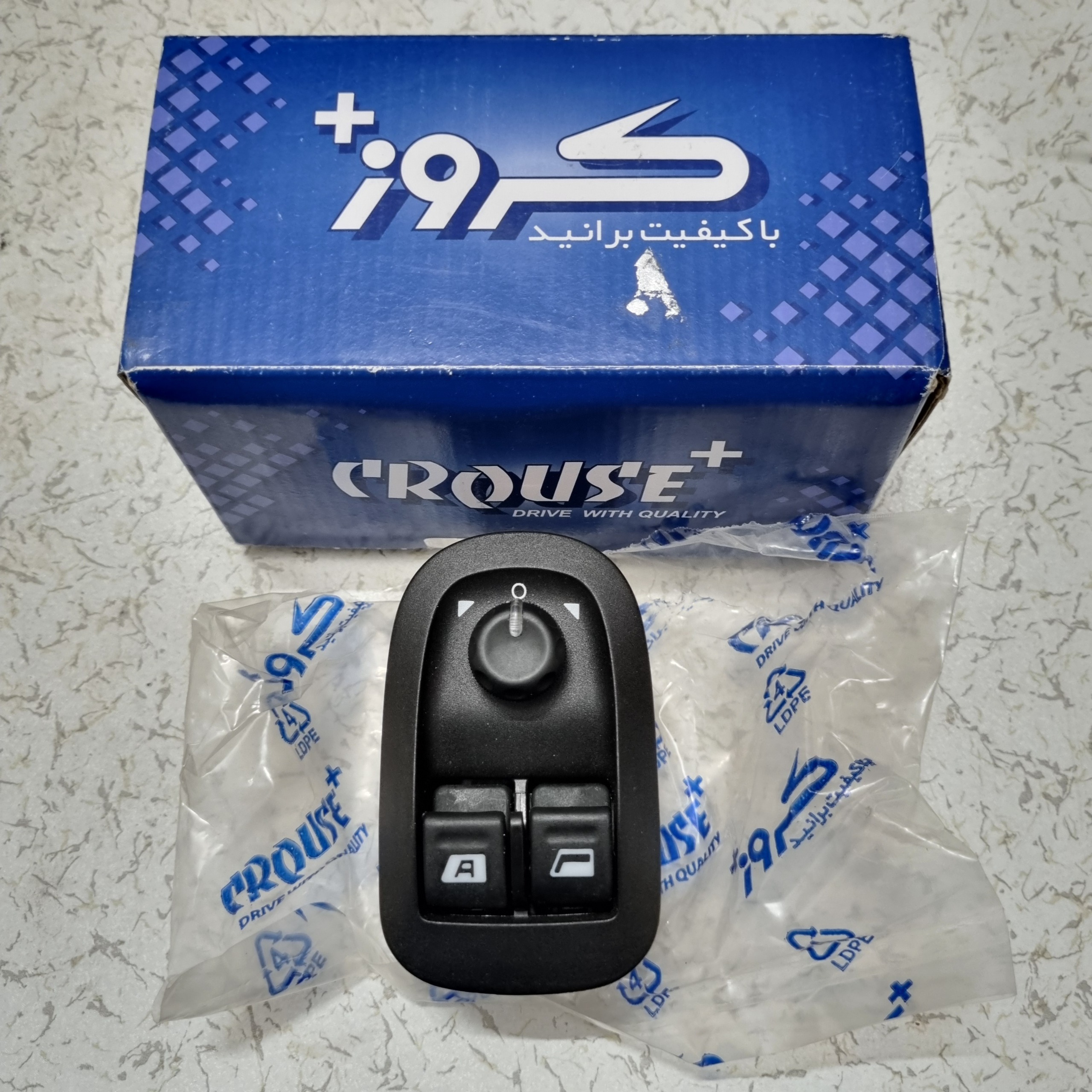 کلید شیشه بالابر و آینه کروز 206-207