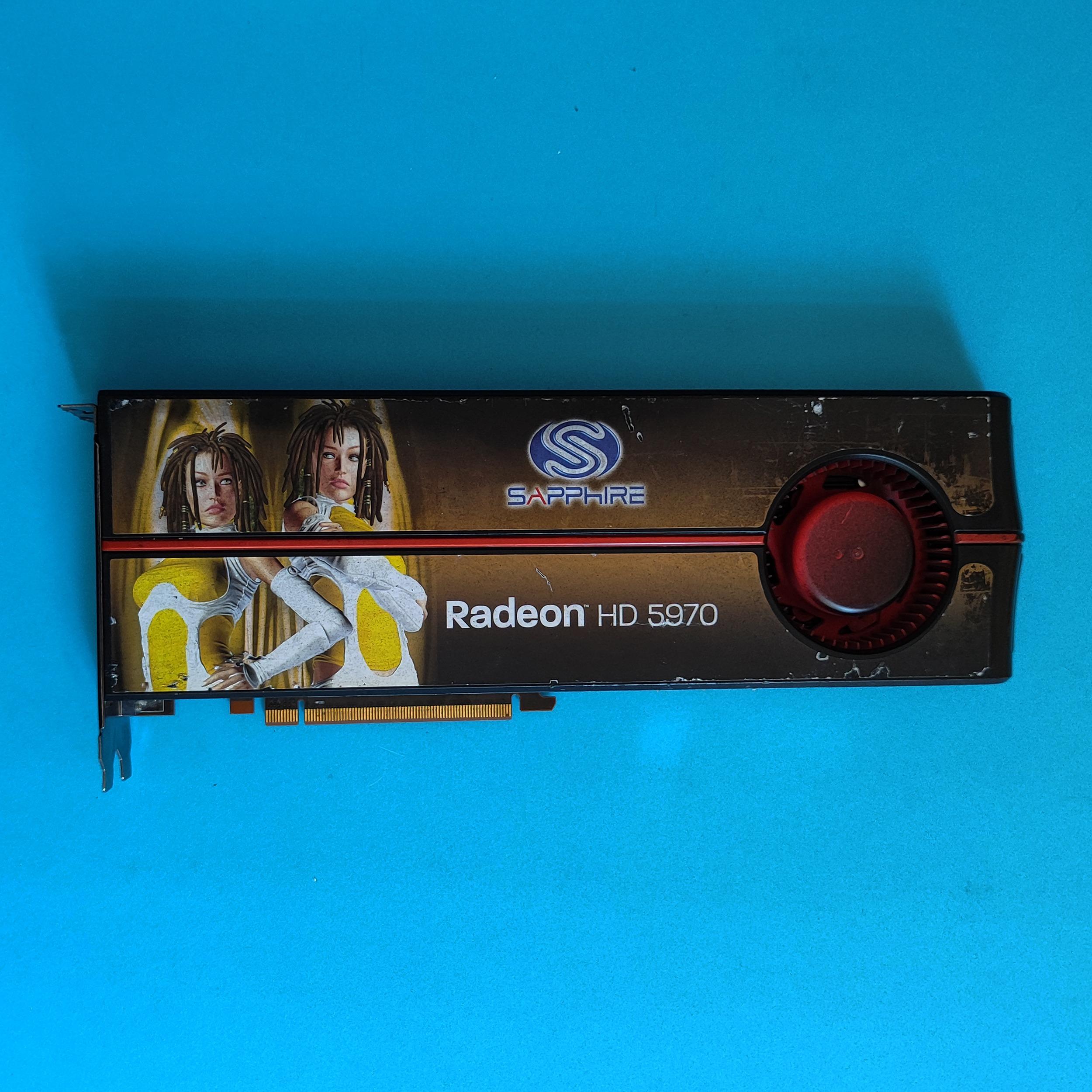 کارت گرافیگ Radeon HD5970 معیوب کد 3