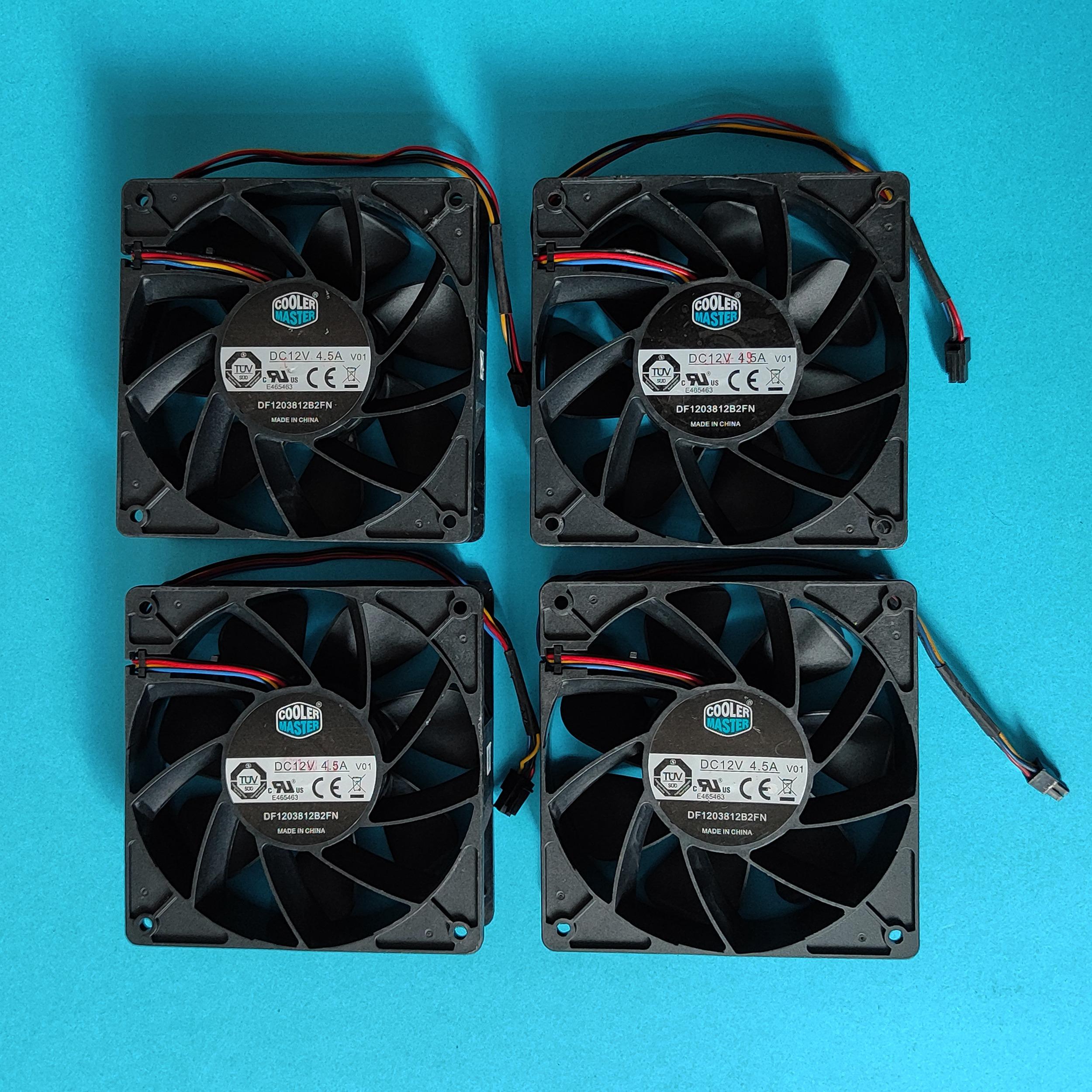 مجموعه 4 عدد فن 12 سانت 4.5 آمپر Cooler Master