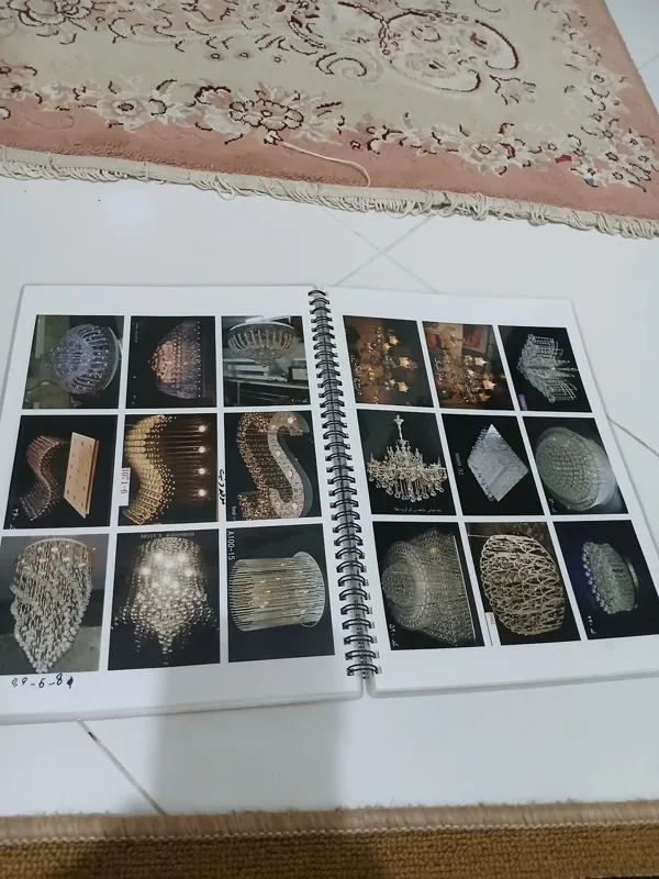 کاتالوگ لمینت شده لوستر