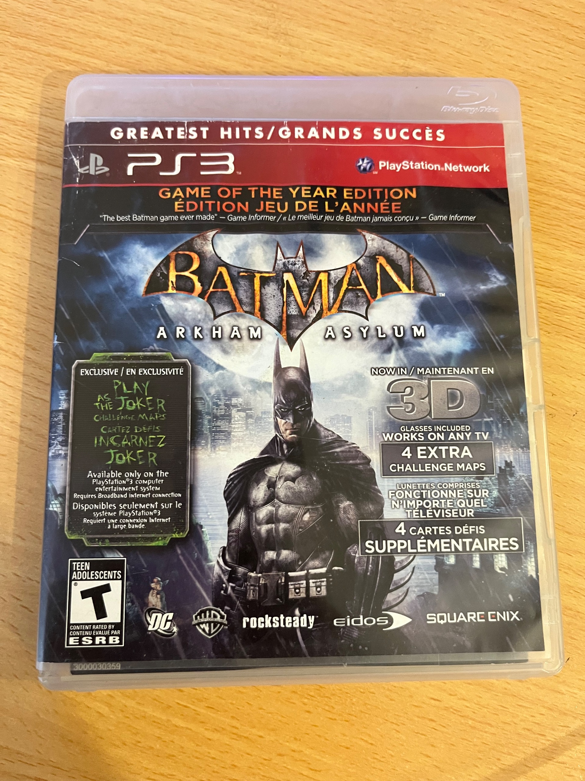 Batman Arkham Asylum Game of the Year Edition