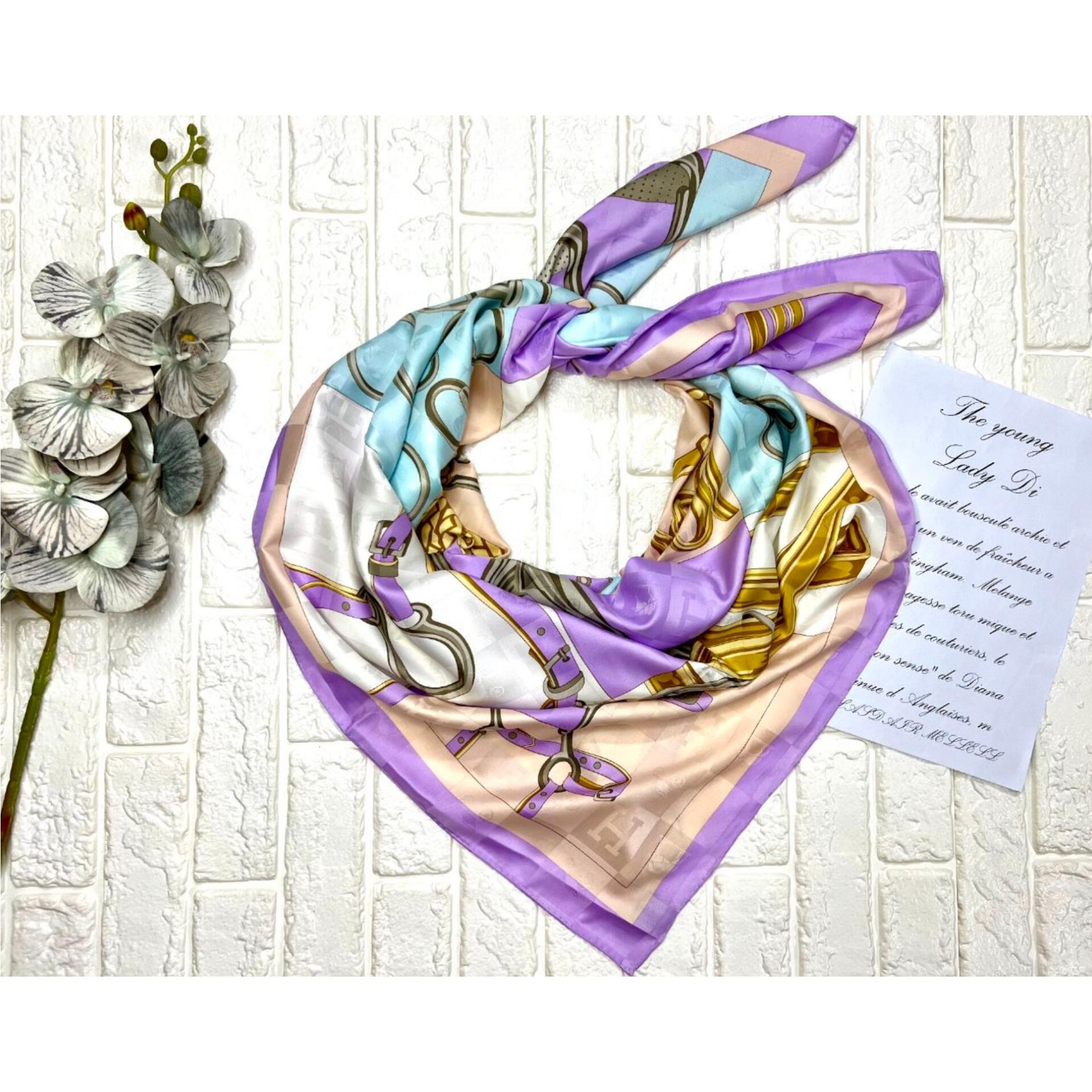 روسری مجلسی ابریشم وارداتی