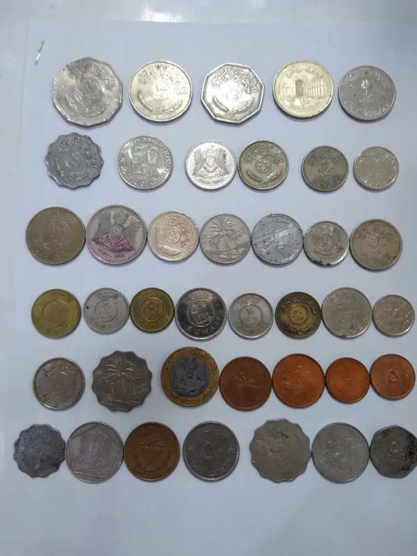 40عدد سکه عربی با تکرار