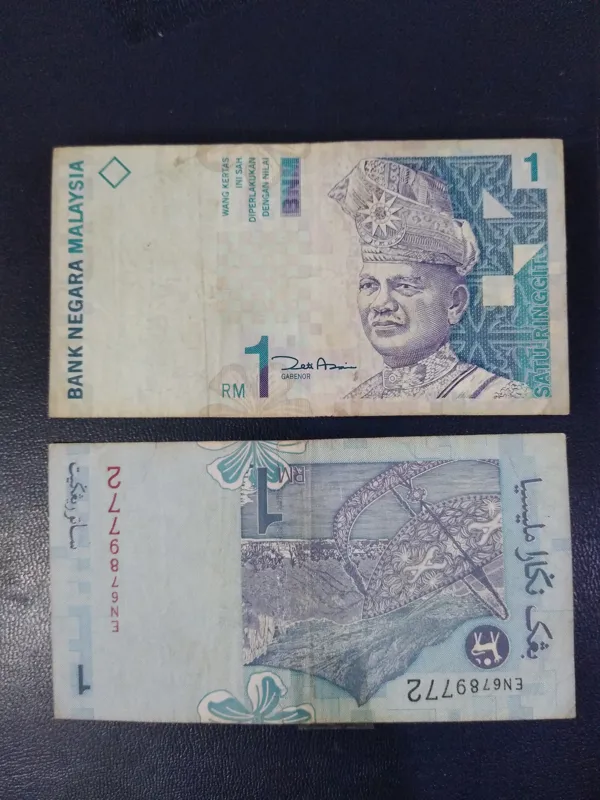 1عدد اسکناس مالزی
