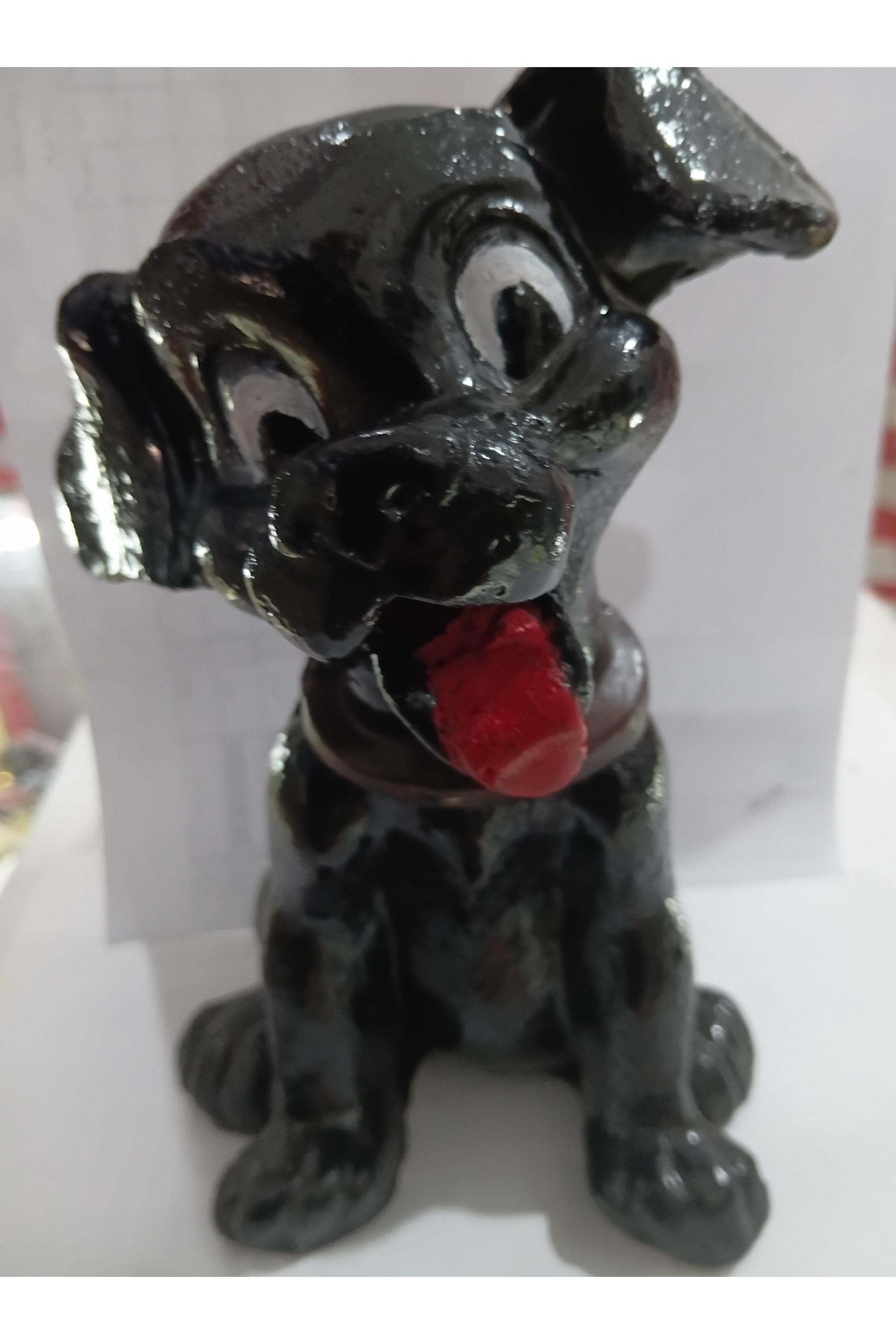 مجسمه سگ گچی بصورت قلک