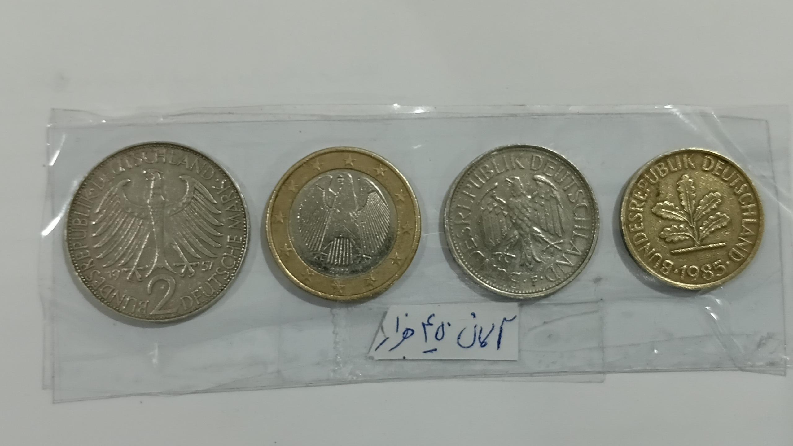 4عدد سکه آلمان