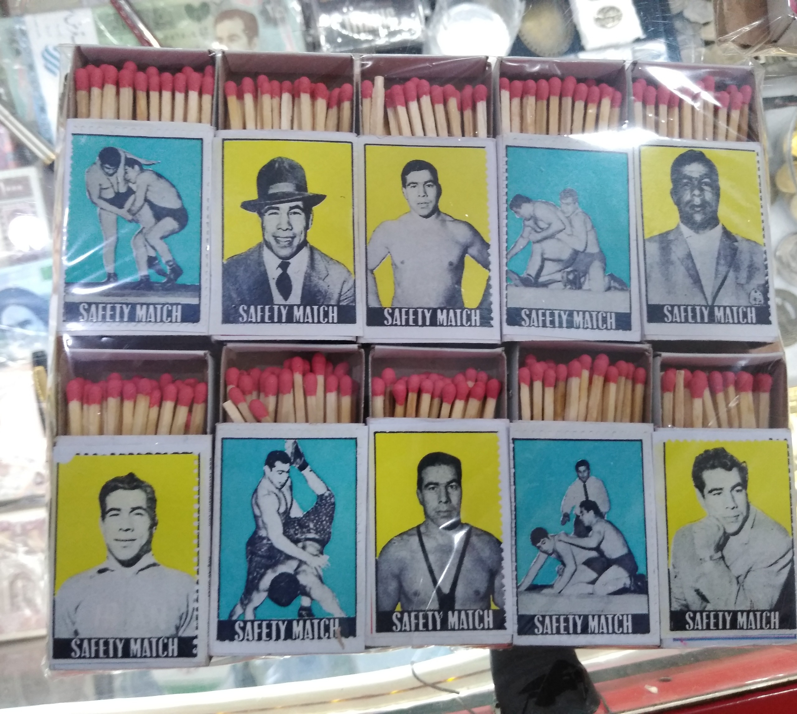 کبریت سری 10عددی تختی لیبل خورده