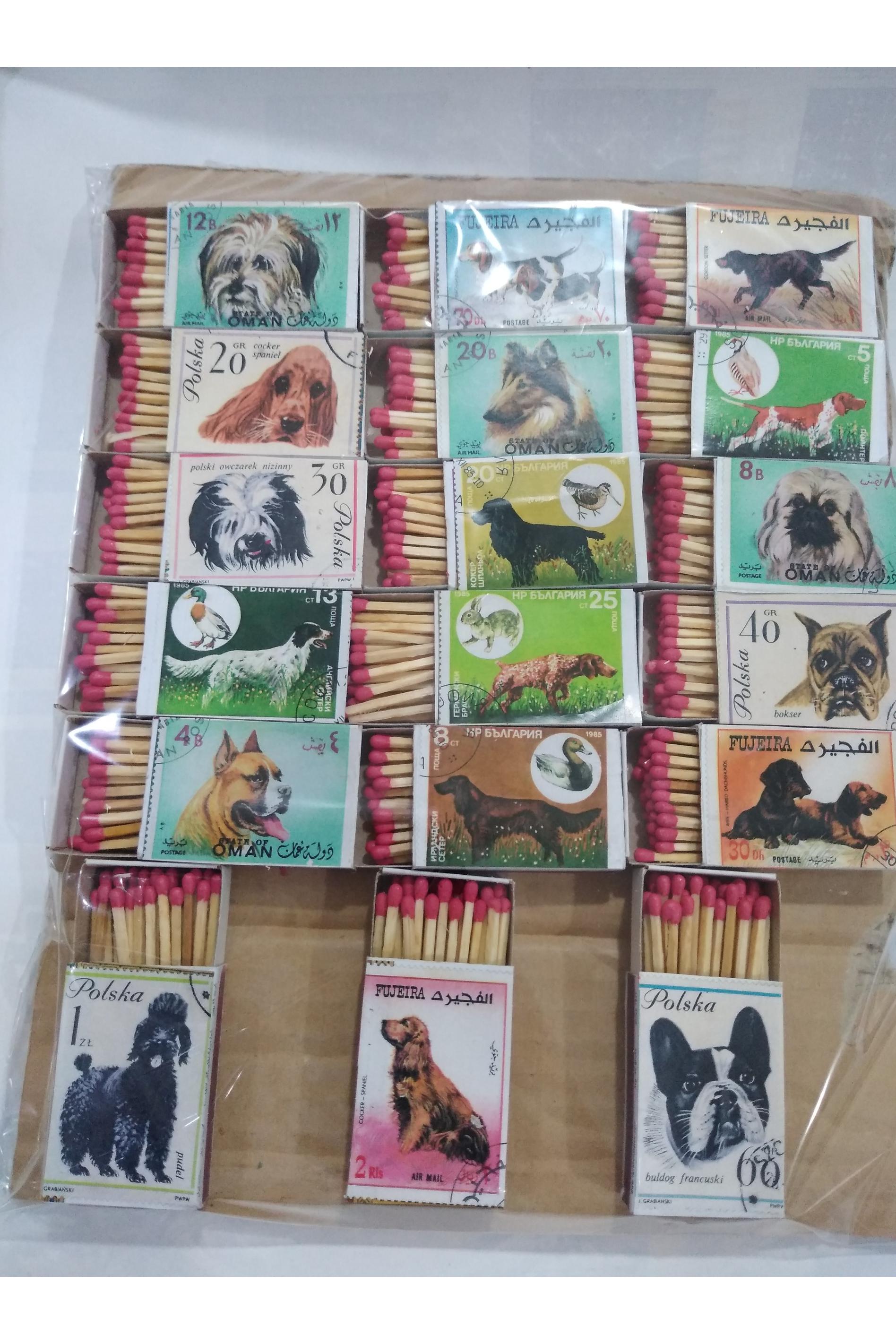 کبریت سری سگ 18عددی لیبل خورده