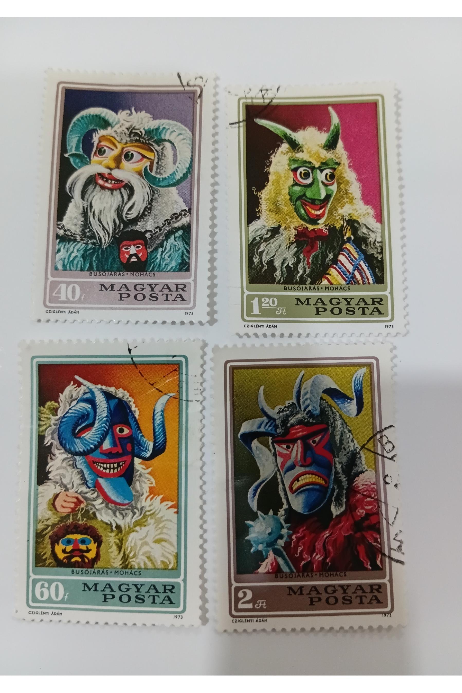 4عدد تمبر سری ماسک