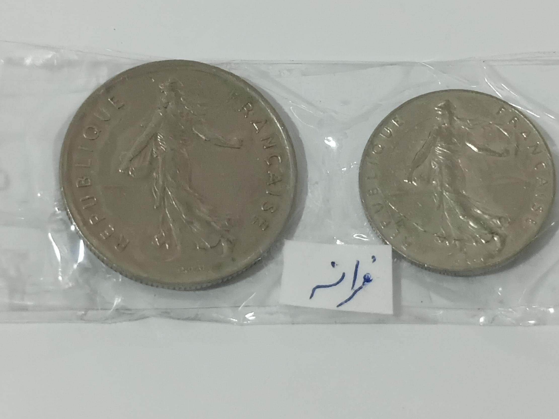 2عدد سکه فرانسه