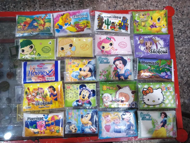 110 دستمال کاغذی جیبی کلکسیونی