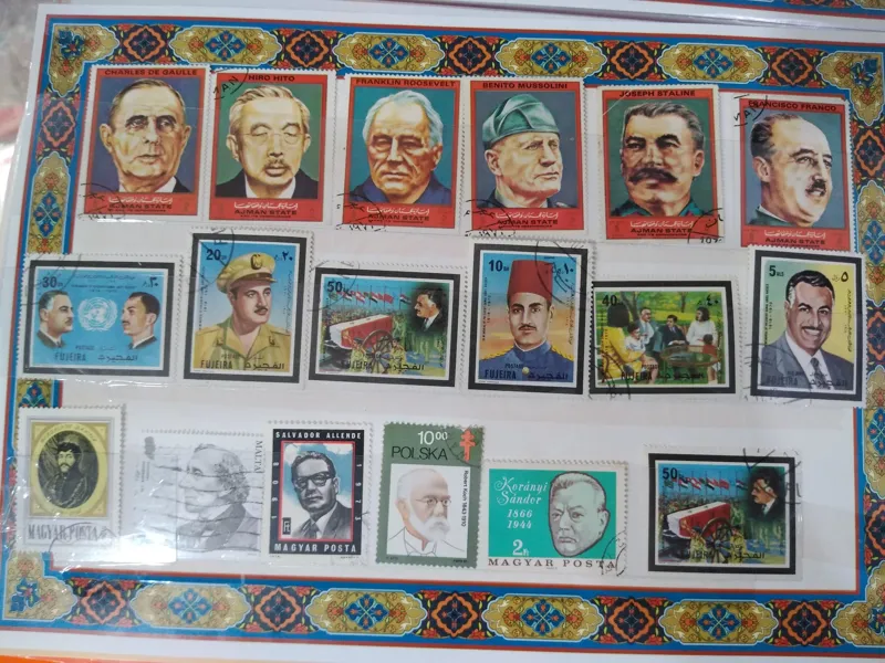 تمبرخارجی سری شخصیت های سیاسی جهان