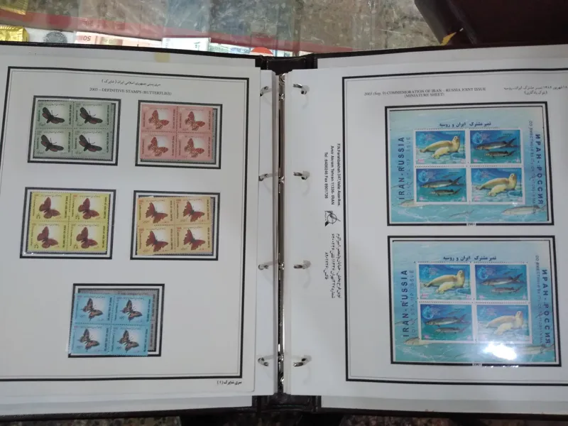 آلبوم تمبر مصور بلوک86 تا87 و 83 تا87 و79 تا83